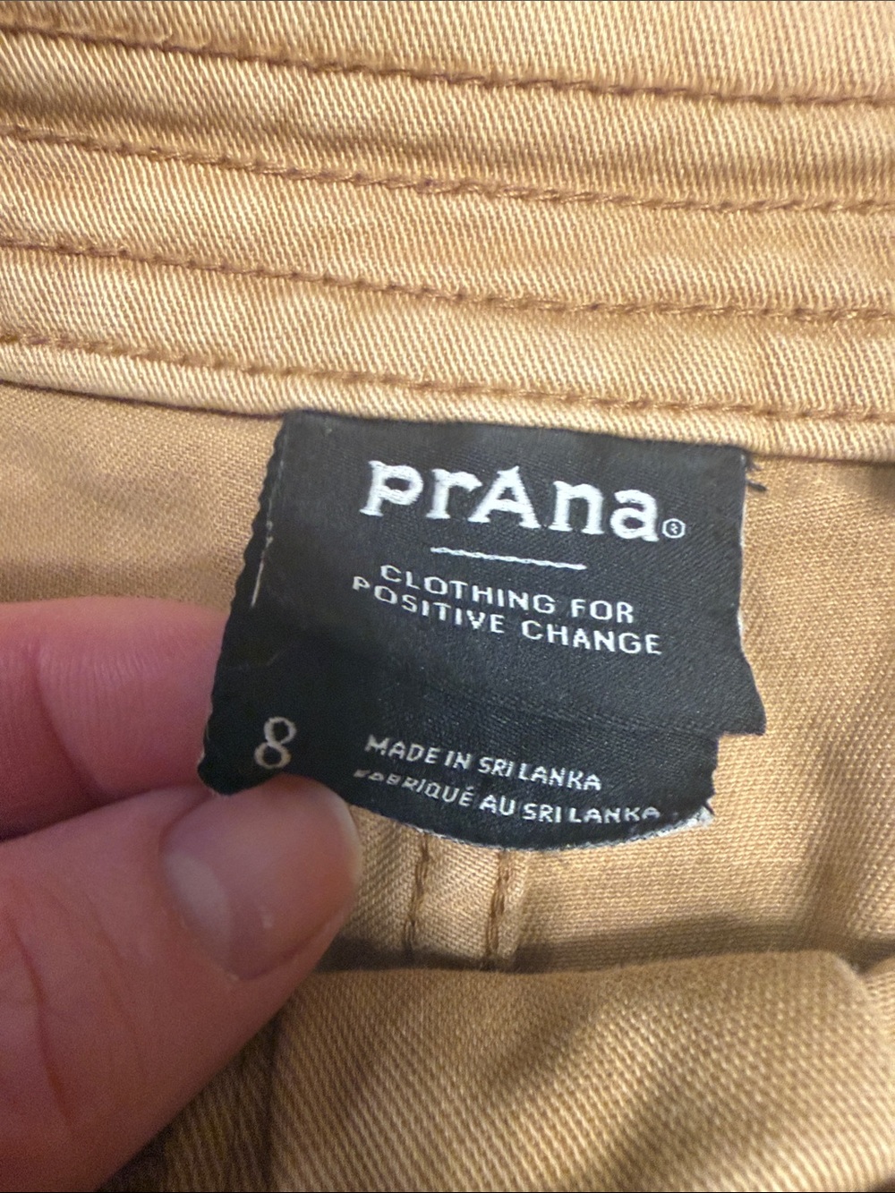 Prana women’s Khaki/Tan Chinos - Pants size 8